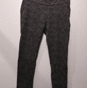 Ann Taylor Factory Charcoal Gray 3/4 Legging Pants